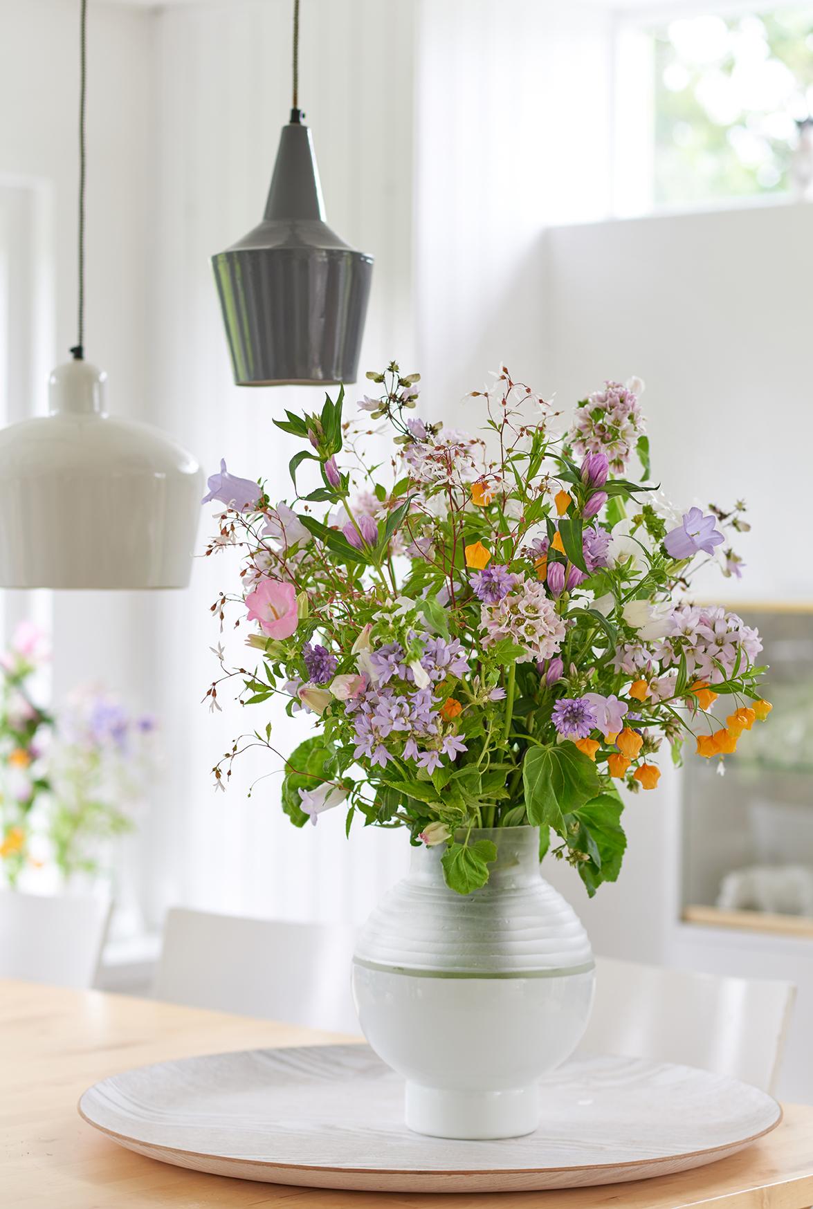 Fairtrade flower food in a vase