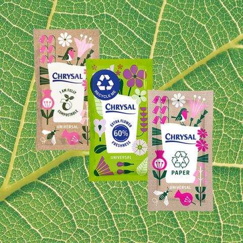 Contribute to environment with Chrysal sustainable sachets Chrysal