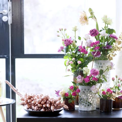 Flowers by window